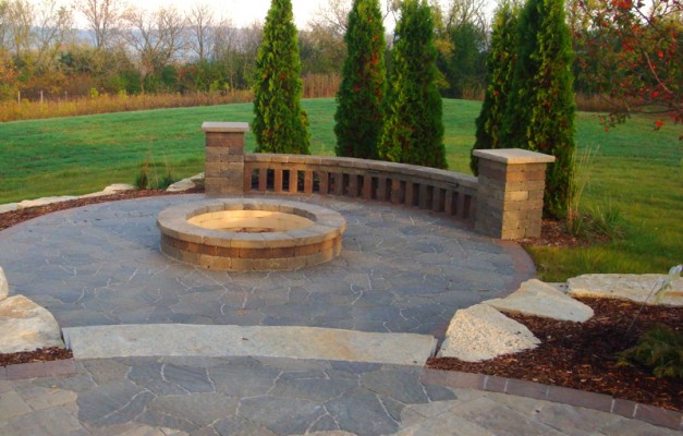 Lower Patio with Firepit