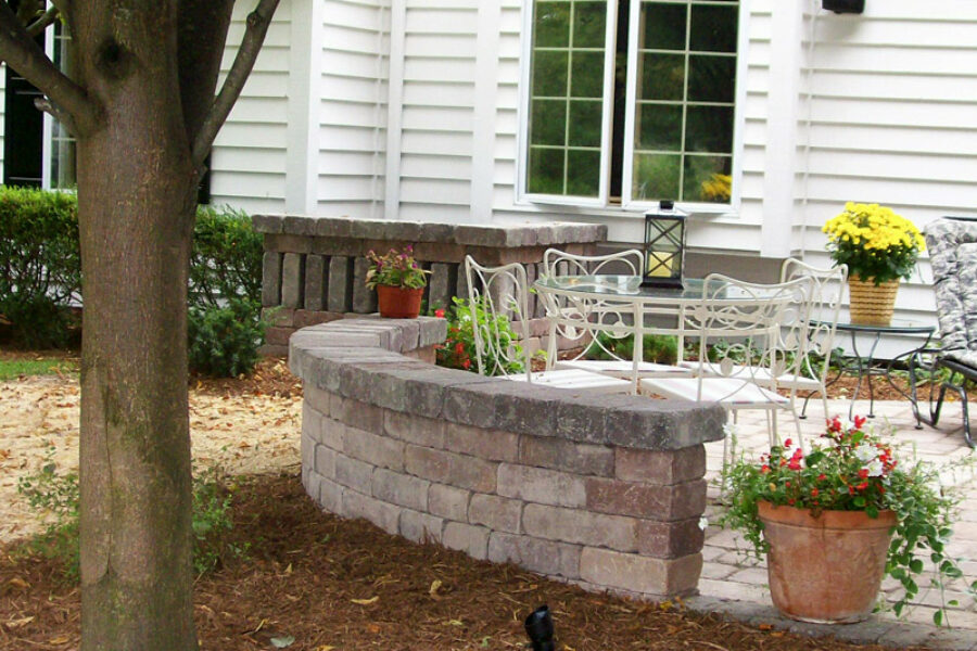 Patio Seat Wall