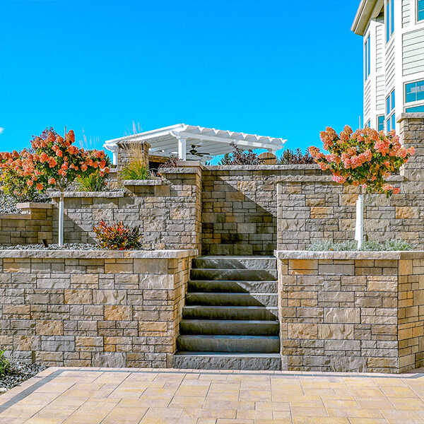 Unique Combination of Steps and Walls