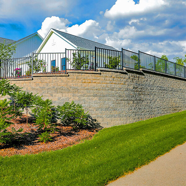 Driveway Boosting Retaining Wall