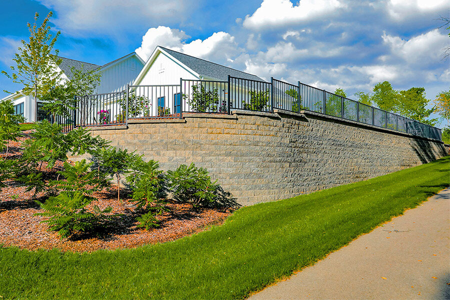 Driveway Boosting Retaining Wall