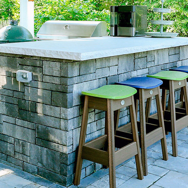 Custom Bar with Dual Grills