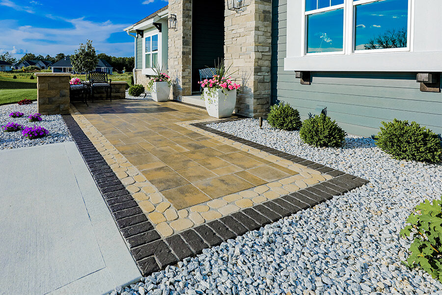 Stunning Entryway with Patio Seating