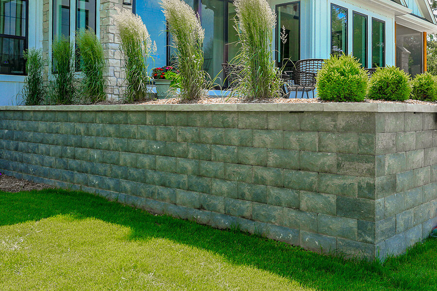 Pool-Level Retaining Wall
