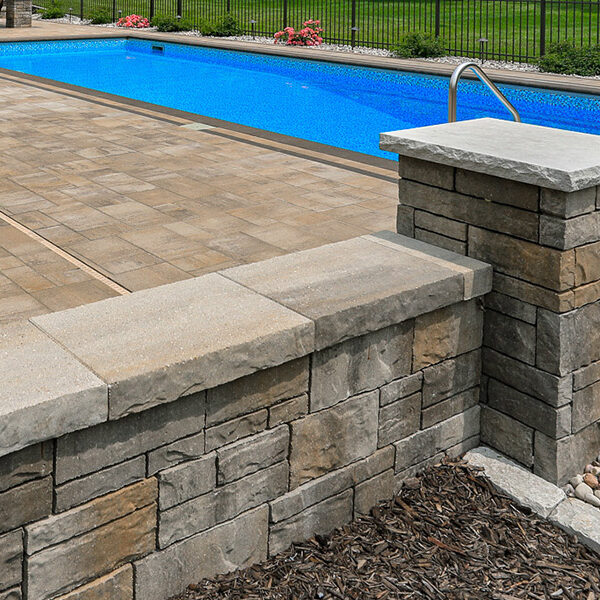 Poolside Seatwalls & Columns