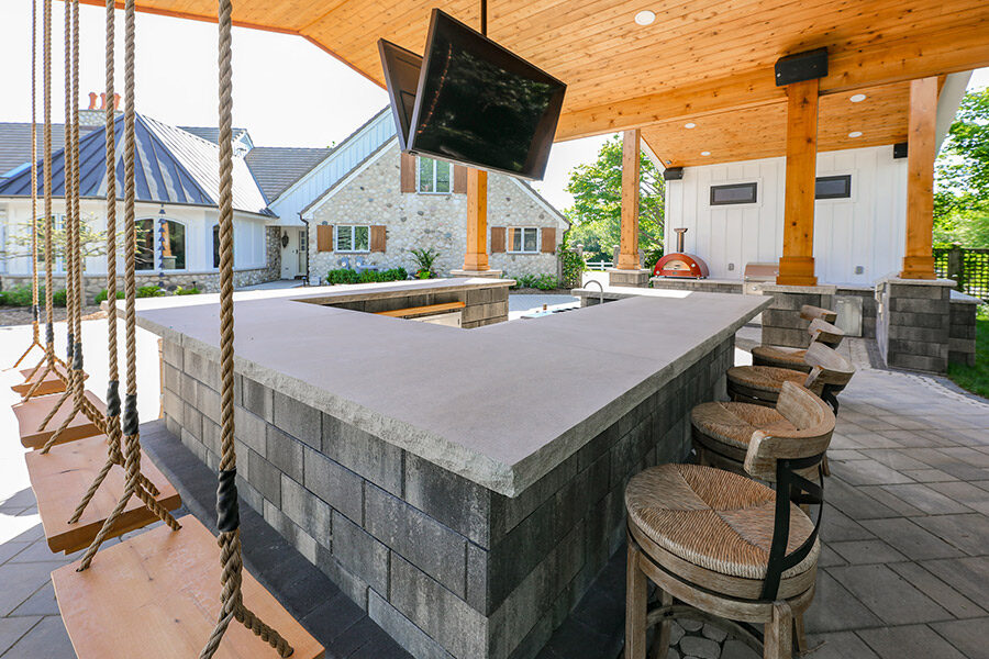 Ultimate Pavilion with Swings and Entertainment