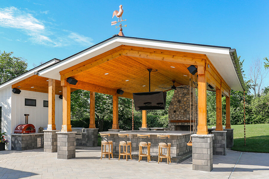 Ultimate Pavilion with Swings and Entertainment