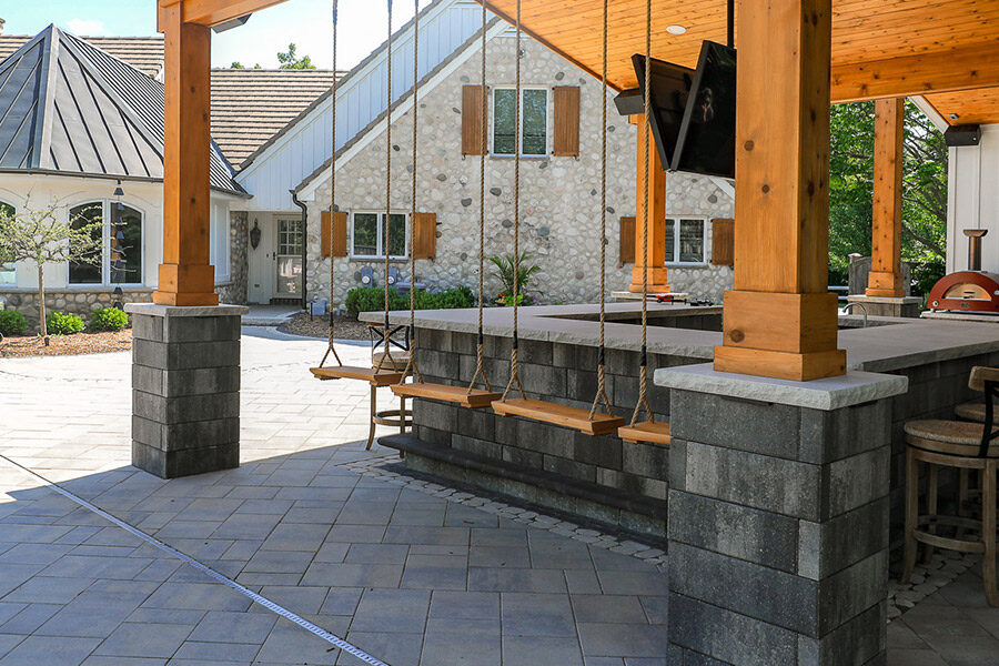 Ultimate Pavilion with Swings and Entertainment