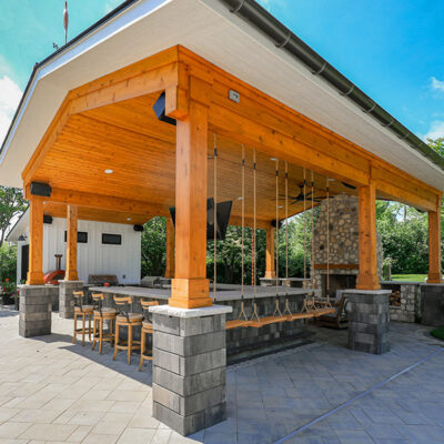 Ultimate Pavilion with Swings and Entertainment