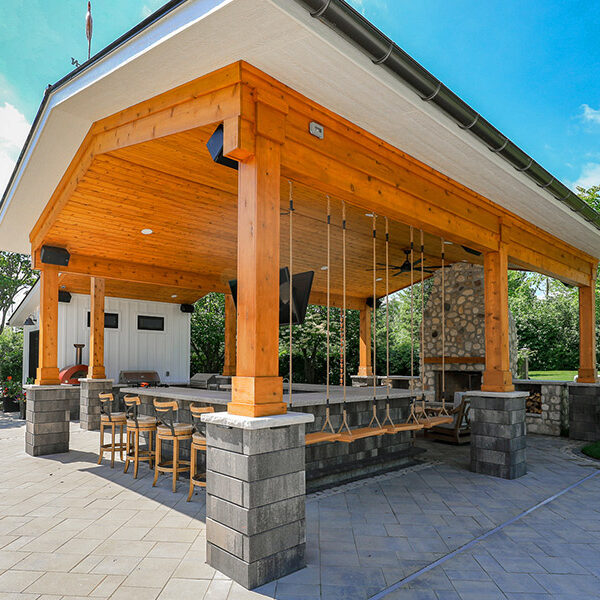 Ultimate Pavilion with Swings and Entertainment