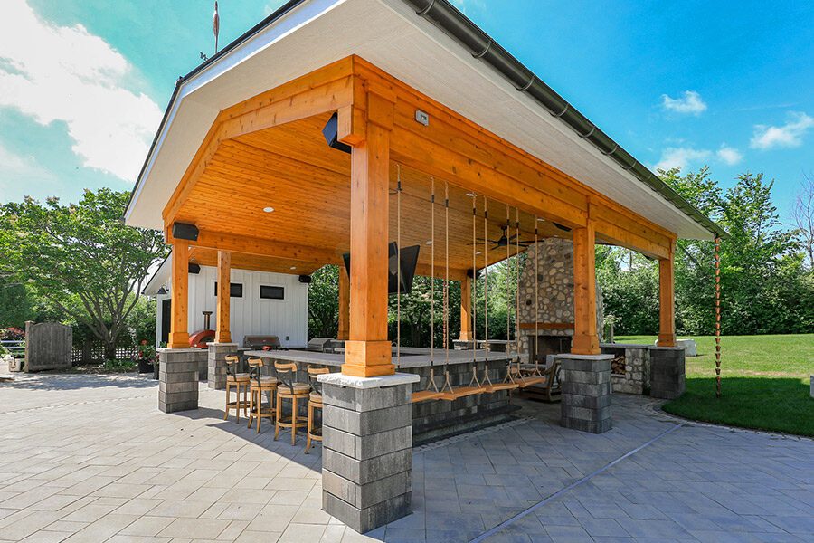 Ultimate Pavilion with Swings and Entertainment