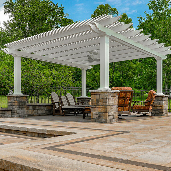 Pergola with Inviting Seating