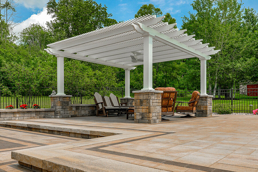 Pergola with Inviting Seating