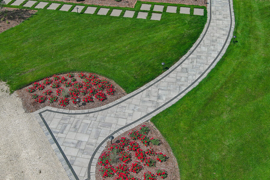 Flowing Curved Walkway