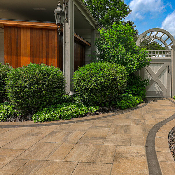 Winding Entrance Arched Gateway