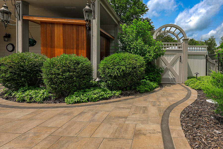 Winding Entrance Arched Gateway