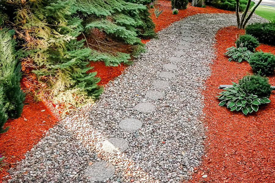 Unique Stepping Stone Path
